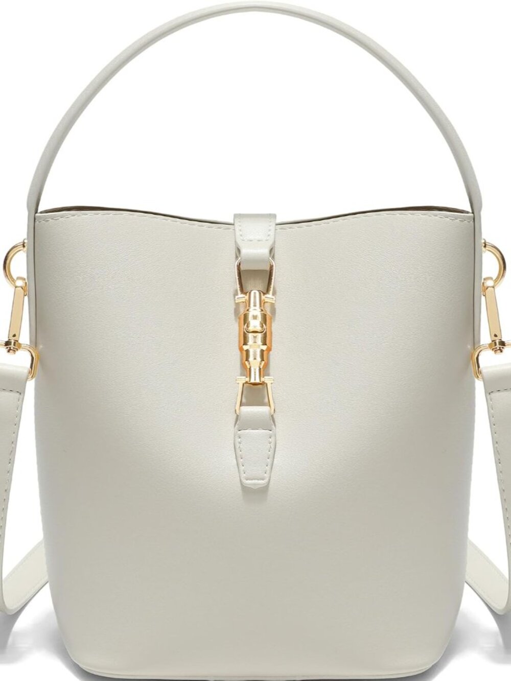 Leather Bucket Purses for Women Crossbody Bags for Women Small Shoulder Purses w